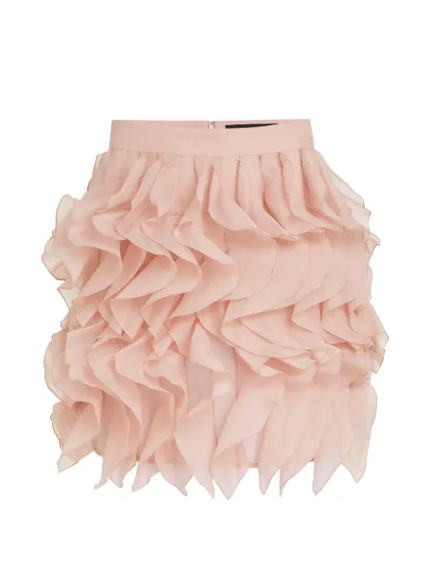 Karl Lagerfeld ruffled mini skirt Pink B3W12009506