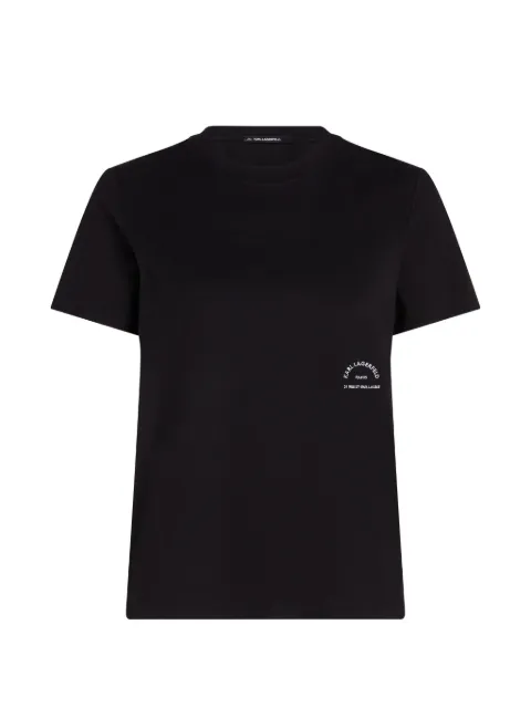 Karl Lagerfeld Rue St-Guillaume regular‑fit T-shirt Black B3W17074999
