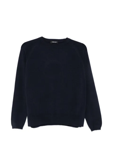 anne claire raglan-sleeve wool sweater Blue D1846857202