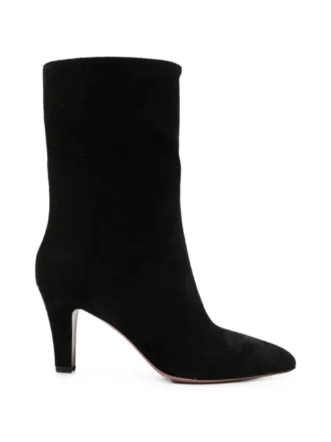 Paris Texas 75 Elsa suede ankle boots Black PX1879XV003