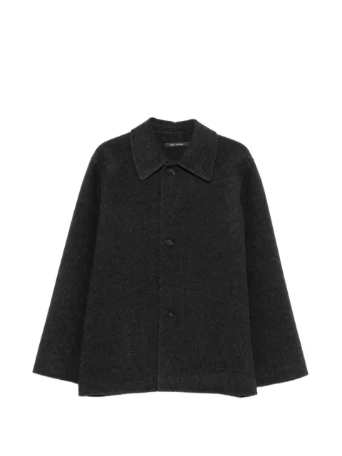 Sofie D'hoore Cousin melange-effect single-breasted coat Grey COUSINWBLA