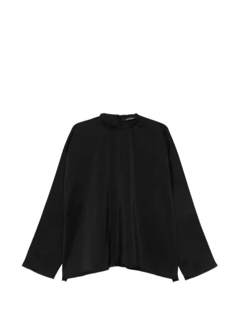 Sofie D'hoore satin-finish long-sleeve blouse Black BISASON04