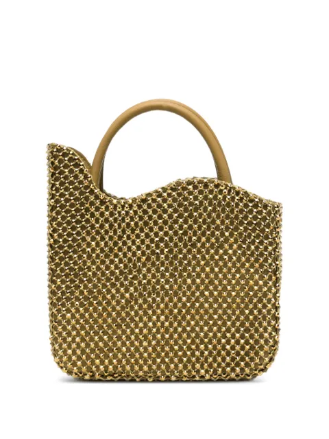 Le Silla small Ivy crystal-embellished tote bag Gold 9969BBAGXXXX61A
