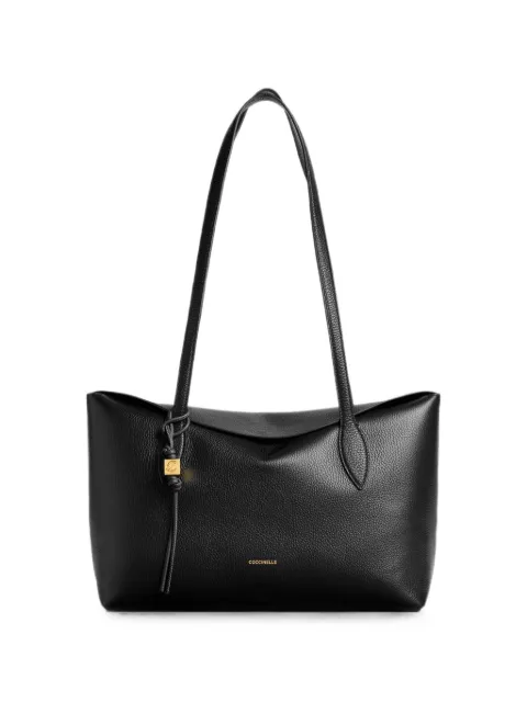 Coccinelle leather shoulder bag Black E1VCA110101