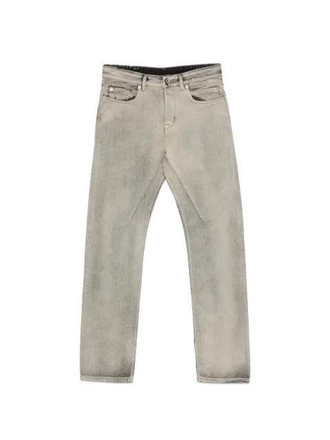 Rick Owens DRKSHDW Fog Cut faded-effect jeans Grey DU02F6397DMK