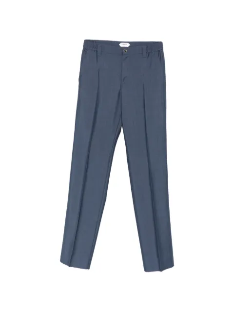 Versace Informal pressed-crease trousers Blue 10257791A17669