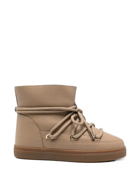 Inuikii lace-up leather ankle boots Brown 10010030252250