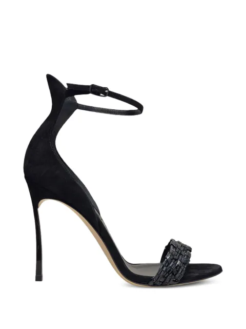 Casadei Blade braided-strap sandals Black 1L481C100TC30729