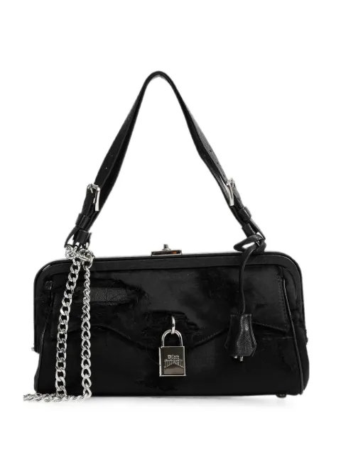 Dilara Findikoglu Hysteria leather shoulder bag Black DFSS2670
