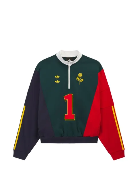 Willy Chavarria x adidas Originals Watsonville half-zip sweatshirt Green KV1996