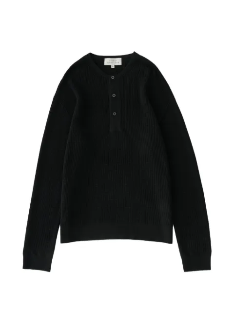 Studio Nicholson Corine wool long-sleeve sweater Black CORINESNM1585