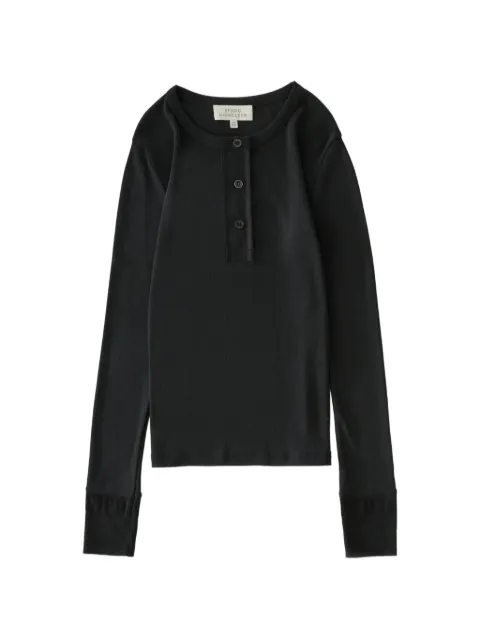 Studio Nicholson Roane butoned top Black ROANESNW1965