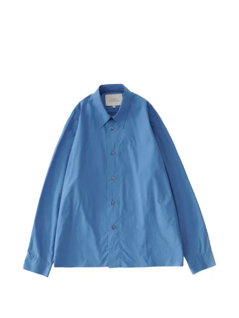 Studio Nicholson Hal dropped-shoulder shirt Blue HALSNM1374