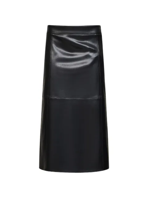 'S Max Mara zip-up straight midi skirt Black 2629776011600