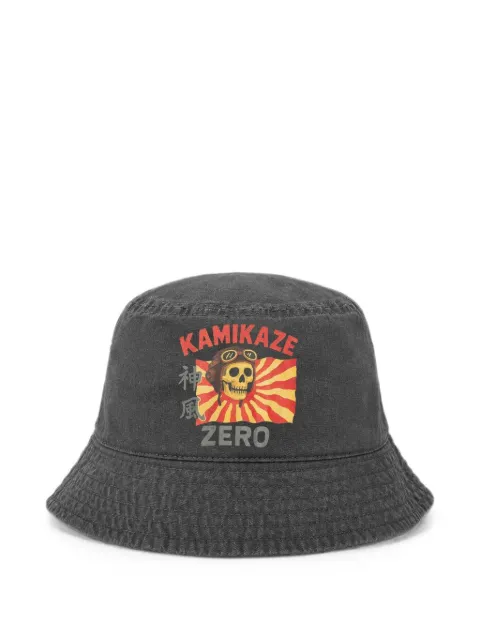 Melt graphic-print bucket hat Black MSBUC5420