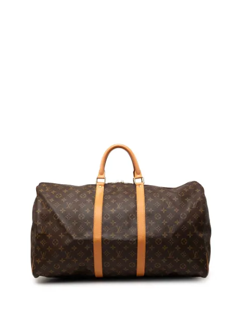 Louis Vuitton Pre-Owned 2001 Monogram Keepall 55 travel bag Brown RB04ATTPDBJGJZSU