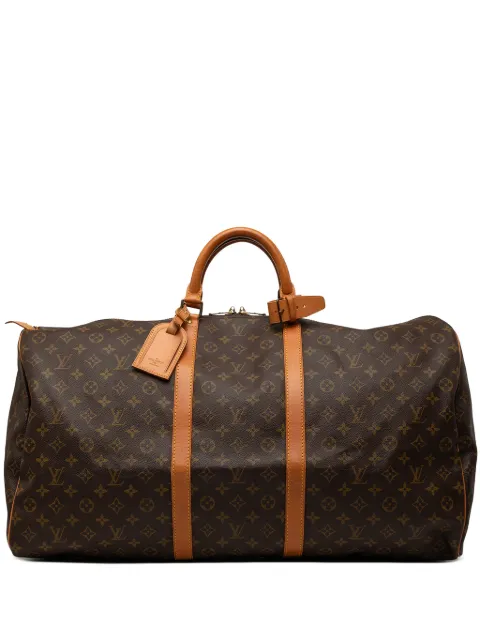 Louis Vuitton Pre-Owned 1990-2010 Monogram Keepall 60 travel bag Brown PJET7CDIIQHYPGKW