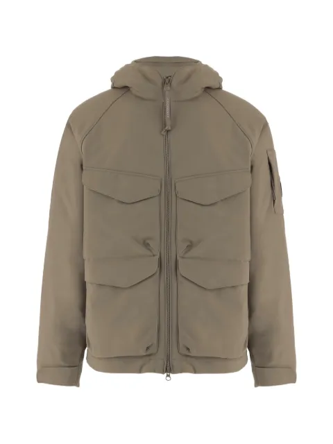 C.P. Company hooded multi-pocket coat Neutrals 21CMOW004A006097A