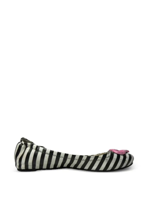 Sophia Webster Miami striped leather ballet flats Multicolour RFCPUGBSH757461W