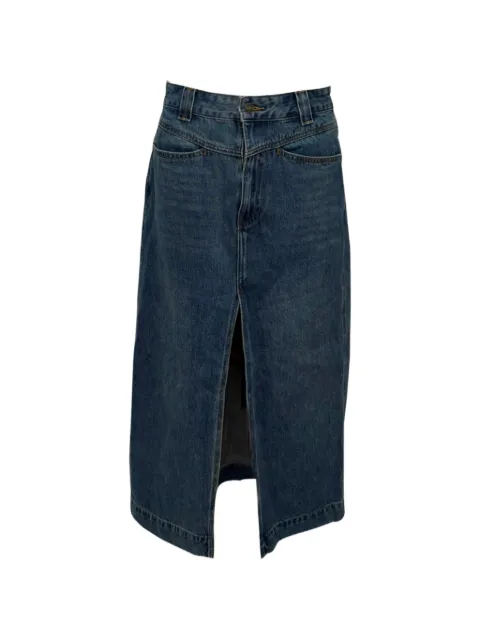 KHAITE Pre-Owned Neer denim skirt Blue RFCPUGBCL757458W
