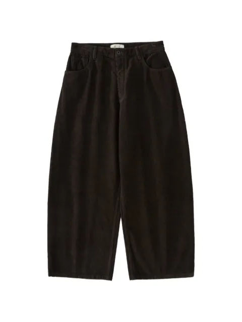 Studio Nicholson Riso corduroy wide-leg trousers Brown PAOLOSNM1023