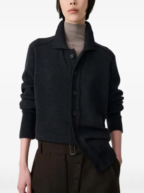 Studio Nicholson Lanark merino wool cardigan Grey LANARKSN1516