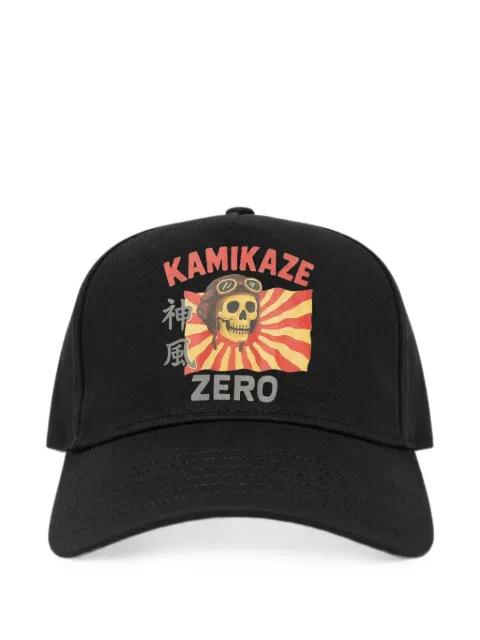 Melt graphic-print baseball cap Black MSCAP5421