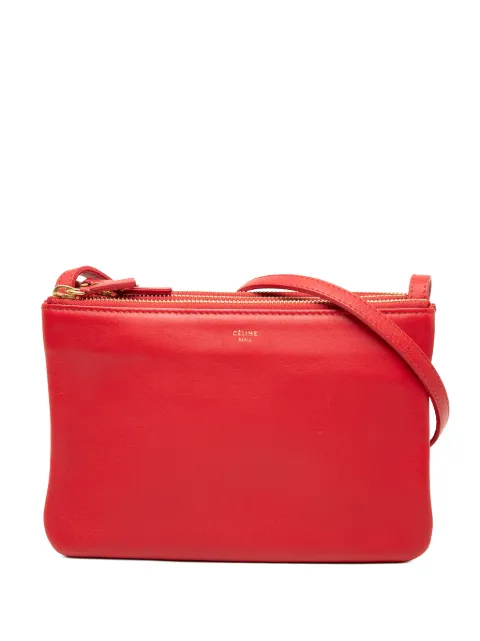 Celine Pre-Owned 2013 Small Lambskin Trio crossbody bag Red N05JBI7BI7YCDAY2