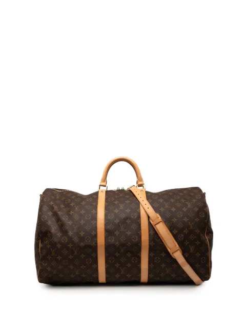 Louis Vuitton Pre-Owned 1999 Monogram Keepall Bandouliere 60 travel bag Brown NCDD8ZGVHU90R3WO