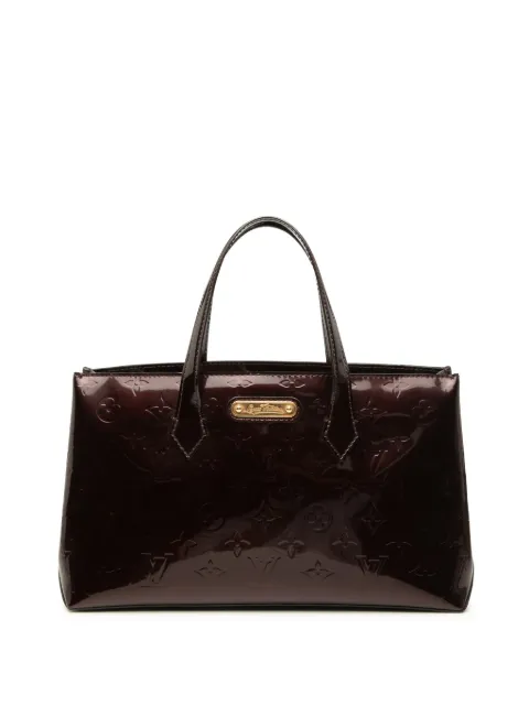 Louis Vuitton Pre-Owned 2009-2015 Monogram Vernis Wilshire PM handbag Purple 03BQ23PR56US56Y3