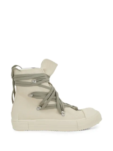 Rick Owens DRKSHDW Megalace high-top sneakers Neutrals DU02F6809DOH1W111111