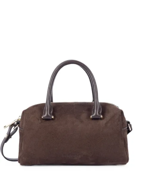 Lancaster suede leather shoulder bag Brown 53052
