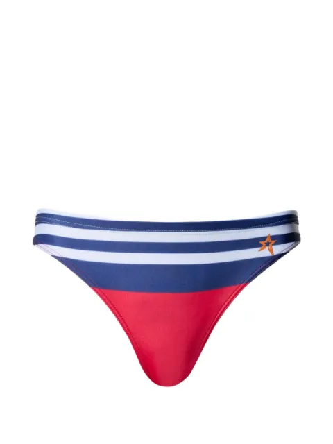 Perfect Moment stripe bikini bottoms Red W3001411