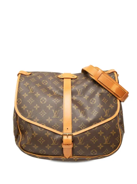Louis Vuitton Pre-Owned 1991 Monogram Saumur 35 crossbody bag Brown 1OHD1OUUVSKC3I0M