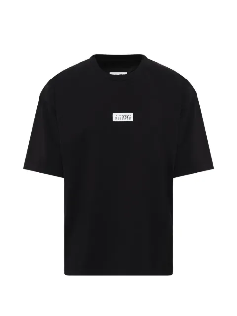 MM6 Maison Margiela logo-patch T-shirt Black S52GC0367M20258
