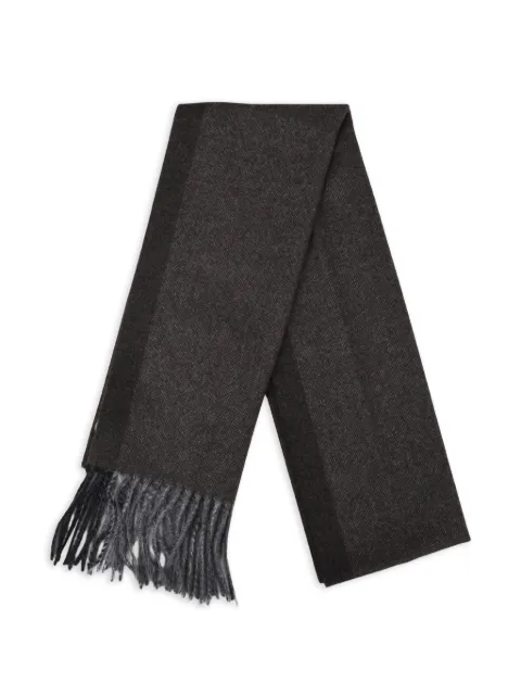 Pal Zileri fringed-edge scarf Brown 9D300H33UT965