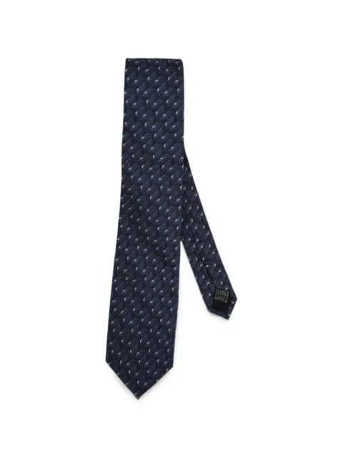 Pal Zileri geometric-pattern tie Blue 9D300V10UT842