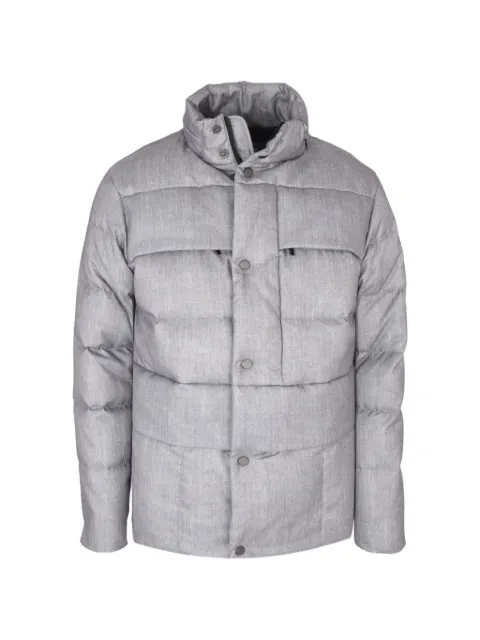 Pal Zileri quilted-design jacket Grey 9D36SW157UO239
