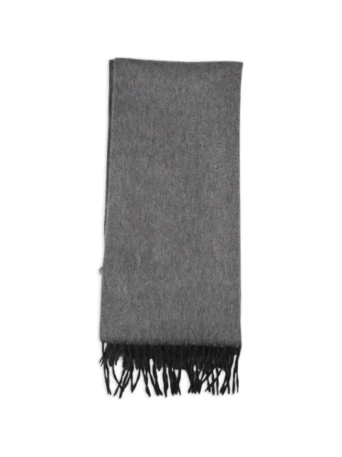 Pal Zileri fringed cashmere scarf Grey 9D300H33UT961