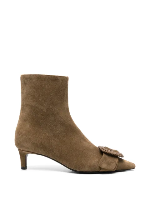 Roberto Festa buckle-detail pointed-toe leather ankle boots Brown ELTISSOFTYPIOPPO