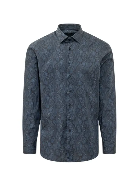 ETRO Roma Paisley-print shirt Blue MRIB000199SAE1K