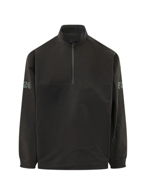 FEAR OF GOD ESSENTIALS half zip track jacket Black RW00297