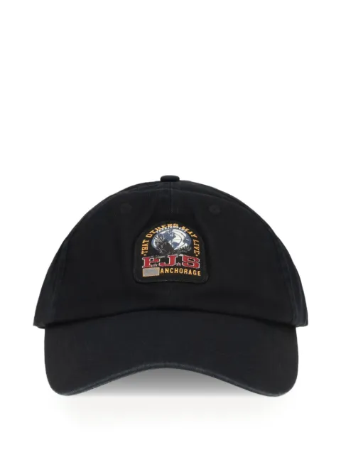 Parajumpers Leod logo-patch cap Black 26WPABCHA02PAG