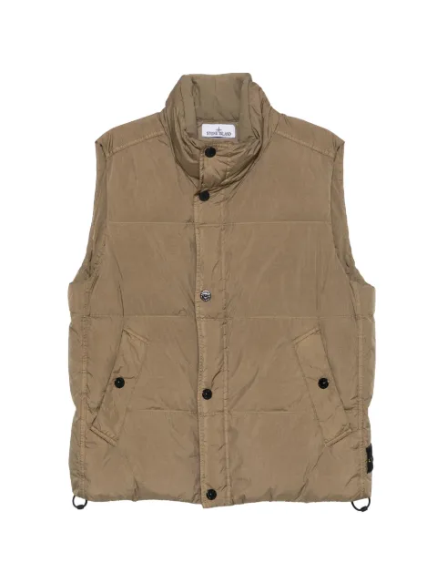 Stone Island padded gilet Brown L2S15G100010S0A23