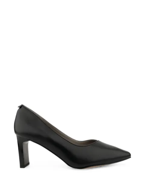 LINDA BAUMANN pointed-toe block-heel pumps Black 6044252086