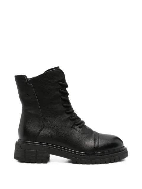 LINDA BAUMANN lace-up lug-sole boots Black 6044252056