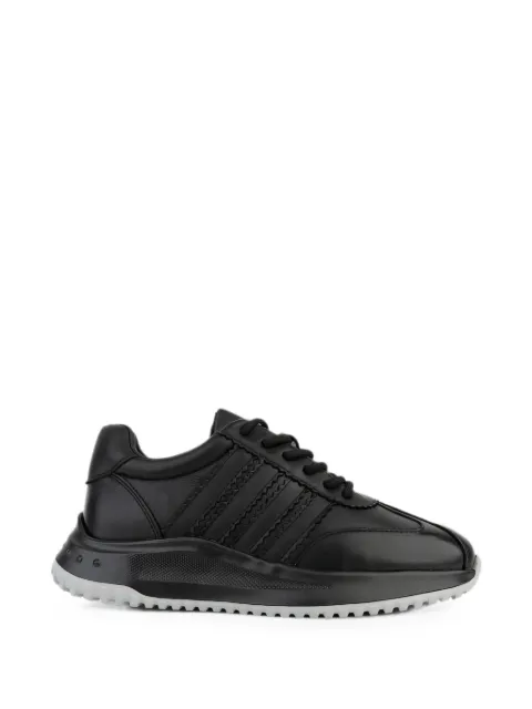 LINDA BAUMANN panelled leather sneakers Black 6044252012