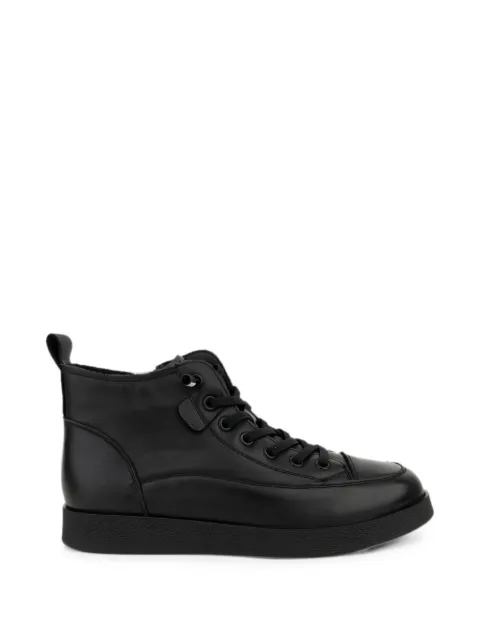 LINDA BAUMANN high-top lace-up sneakers Black 6044252016