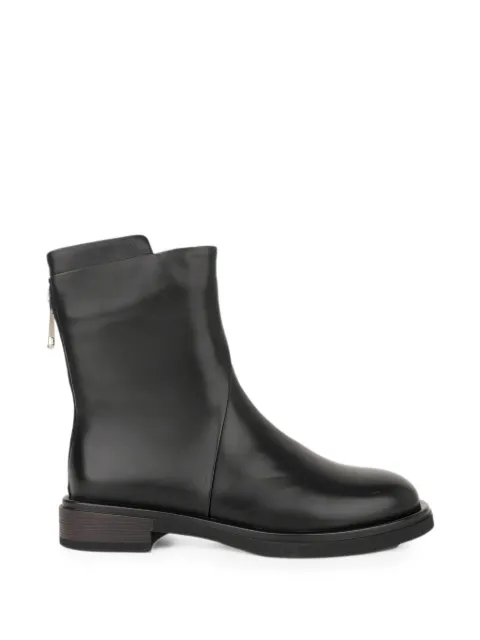 LINDA BAUMANN rear zip-fastening ankle boots Black 6044252076