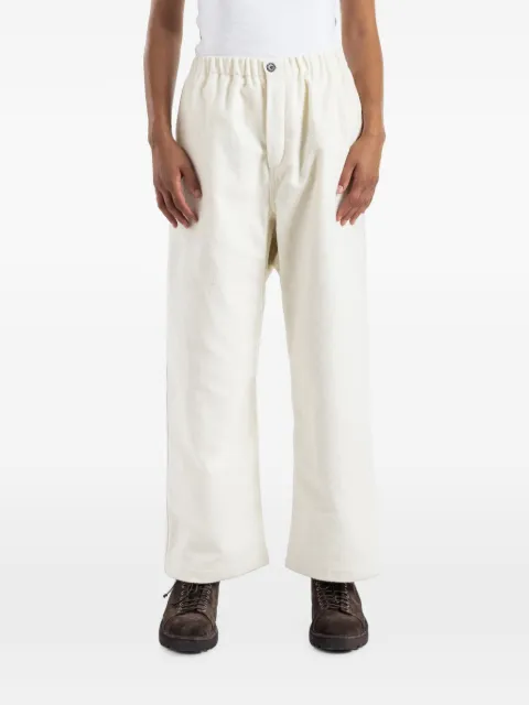 Sofie D'hoore low-crotch trousers White W26PINOTCIN01